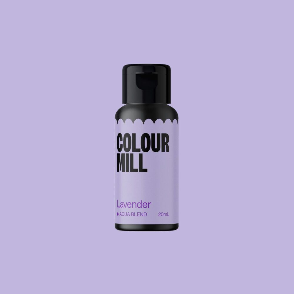 Colour Mill Aqua Blend 20ml (Water Based Food & Icing Colouring) - LAVENDER