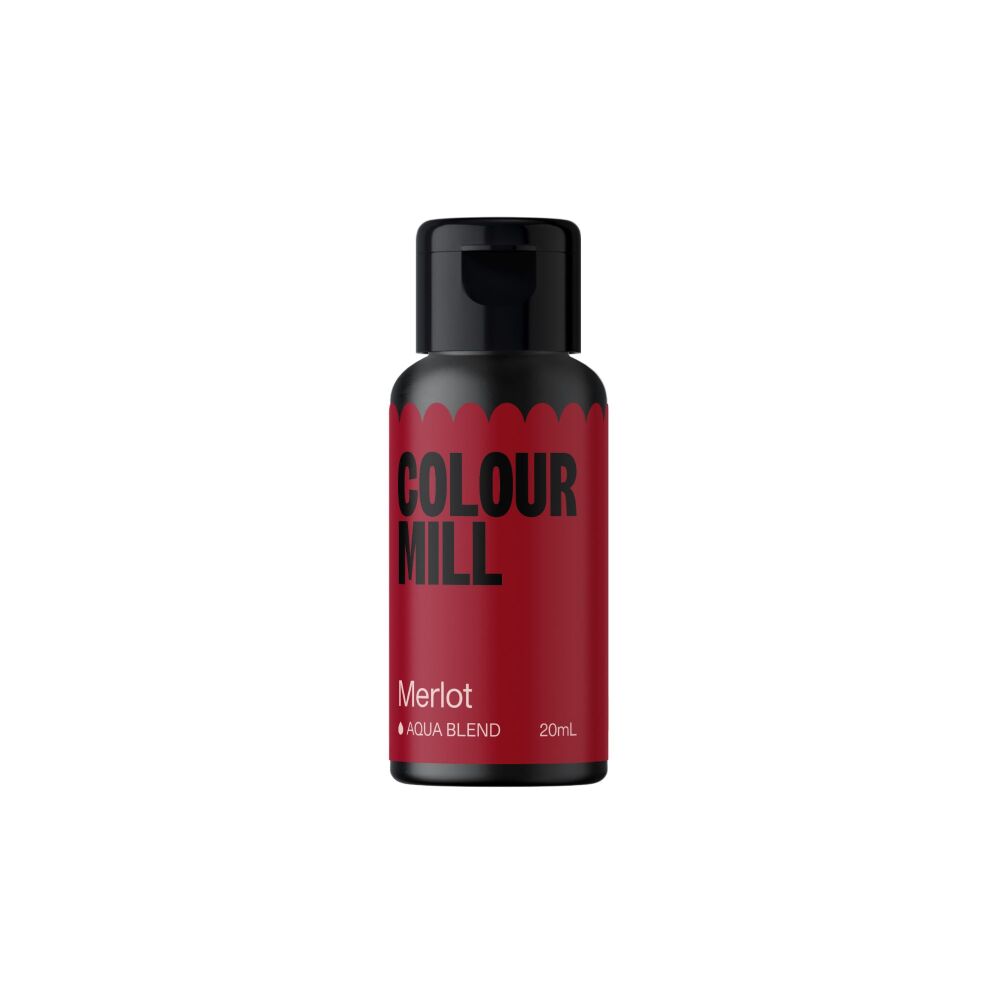Colour Mill Aqua Blend 20ml (Water Based Food & Icing Colouring) - MERLOT