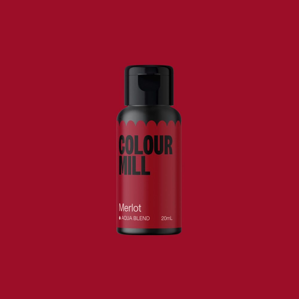 Colour Mill Aqua Blend 20ml (Water Based Food & Icing Colouring) - MERLOT