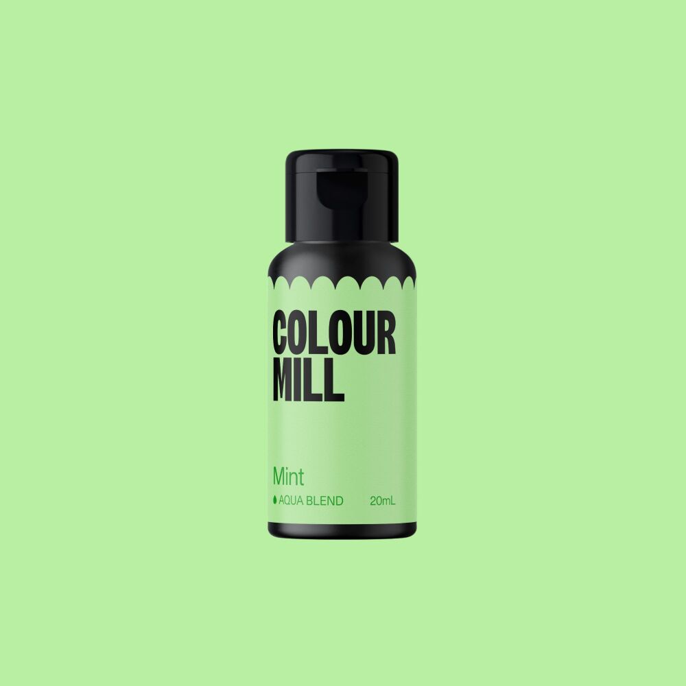 Colour Mill Aqua Blend 20ml (Water Based Food & Icing Colouring) - MINT