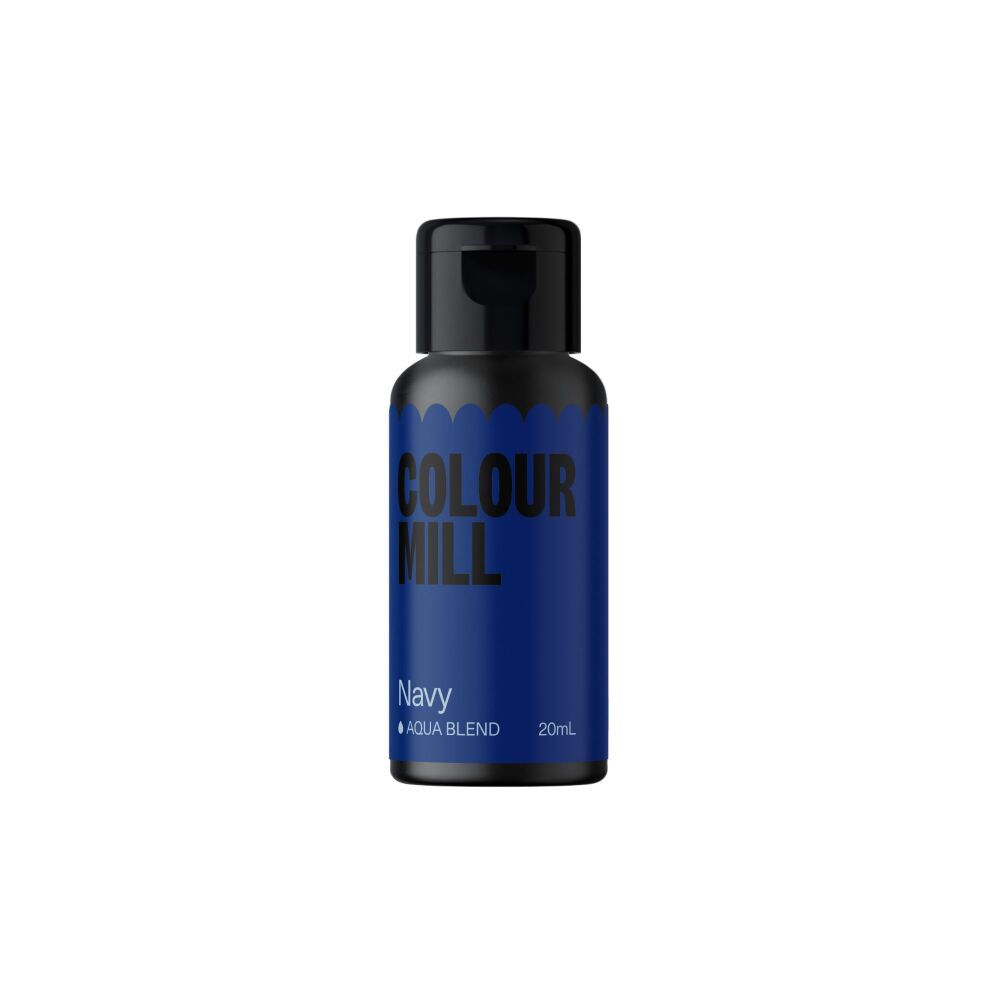 Colour Mill Aqua Blend 20ml (Water Based Food & Icing Colouring) - NAVY