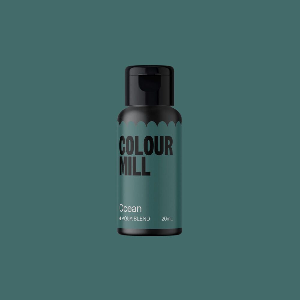 Colour Mill Aqua Blend 20ml (Water Based Food & Icing Colouring) - OCEAN