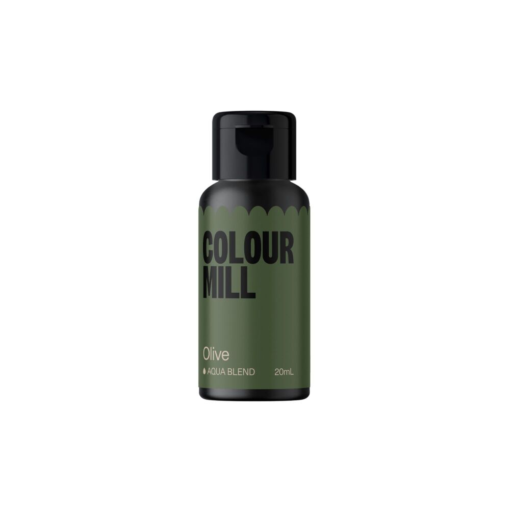 Colour Mill Aqua Blend 20ml (Water Based Food & Icing Colouring) - OLIVE