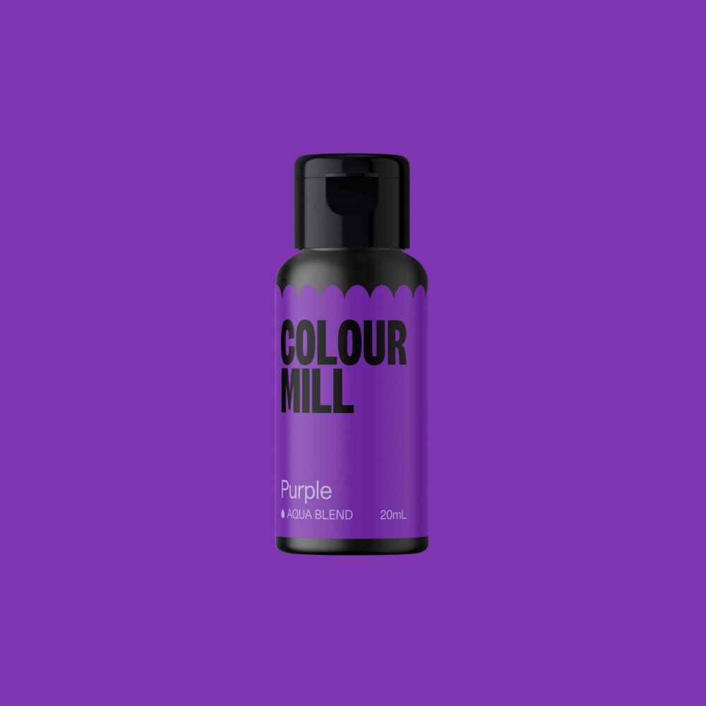 Colour Mill Aqua Blend 20ml (Water Based Food & Icing Colouring) - PURPLE