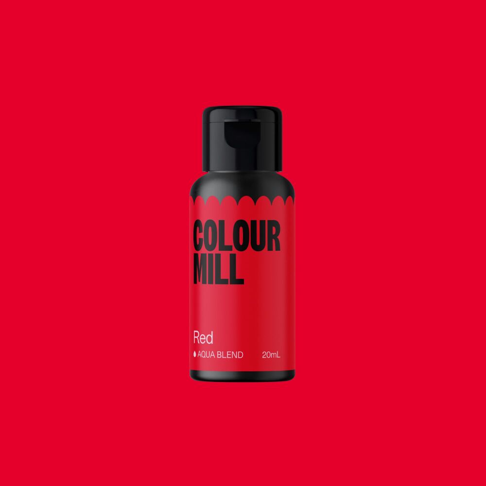 Colour Mill Aqua Blend 20ml (Water Based Food & Icing Colouring) - RED