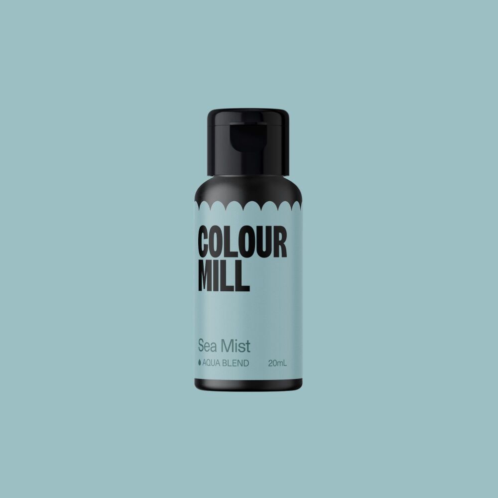 Colour Mill Aqua Blend 20ml (Water Based Food & Icing Colouring) - SEA MIST