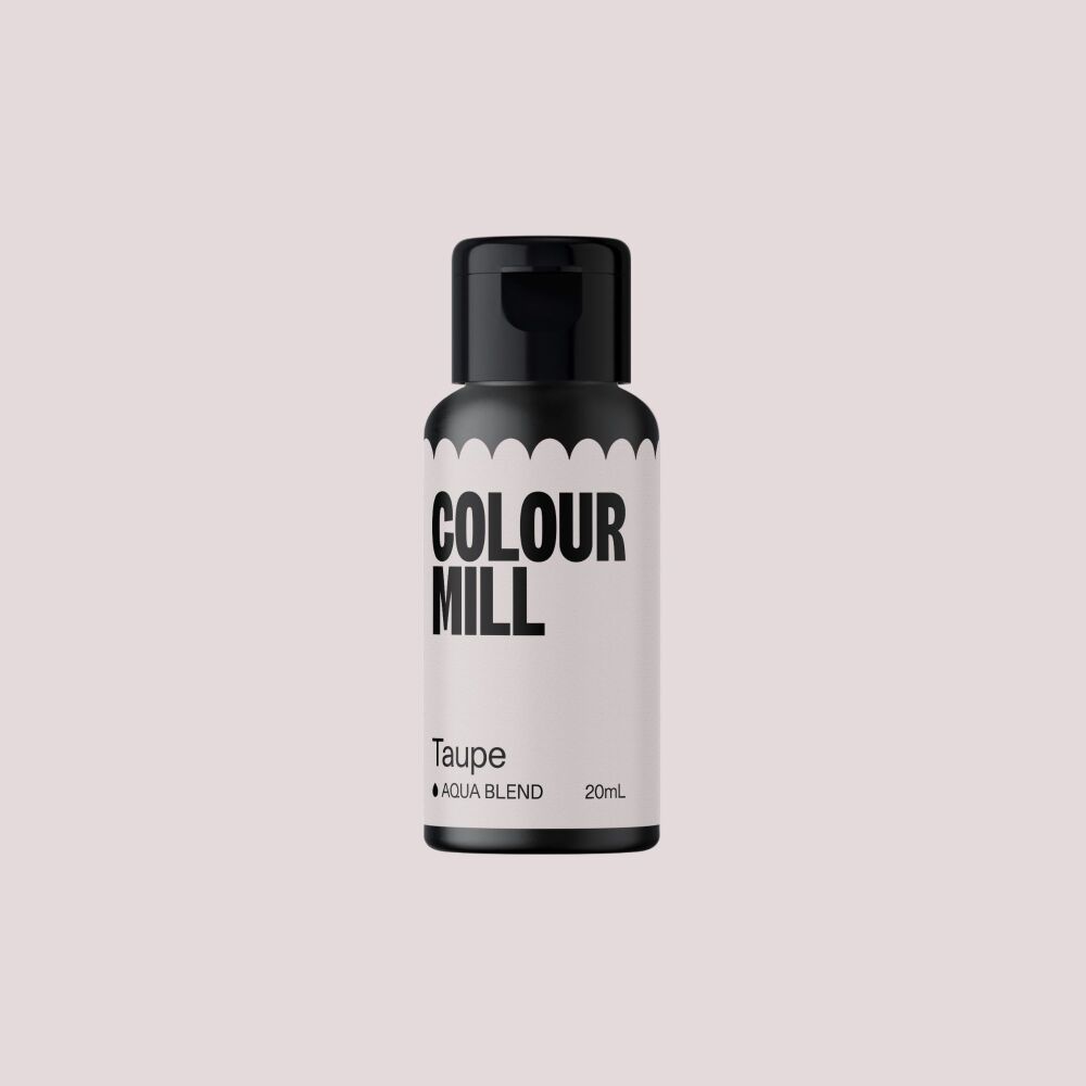 Colour Mill Aqua Blend 20ml (Water Based Food & Icing Colouring) - TAUPE