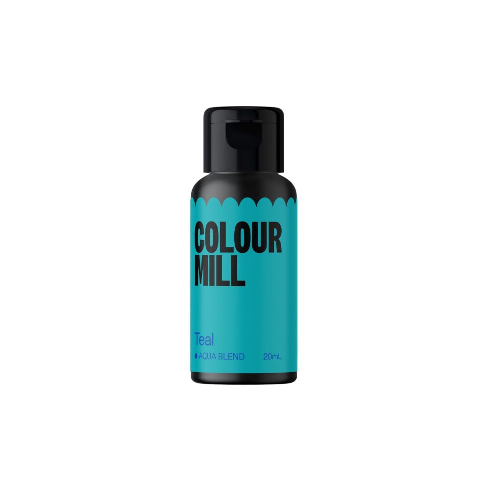 Colour Mill Aqua Blend 20ml (Water Based Food & Icing Colouring) - TEAL