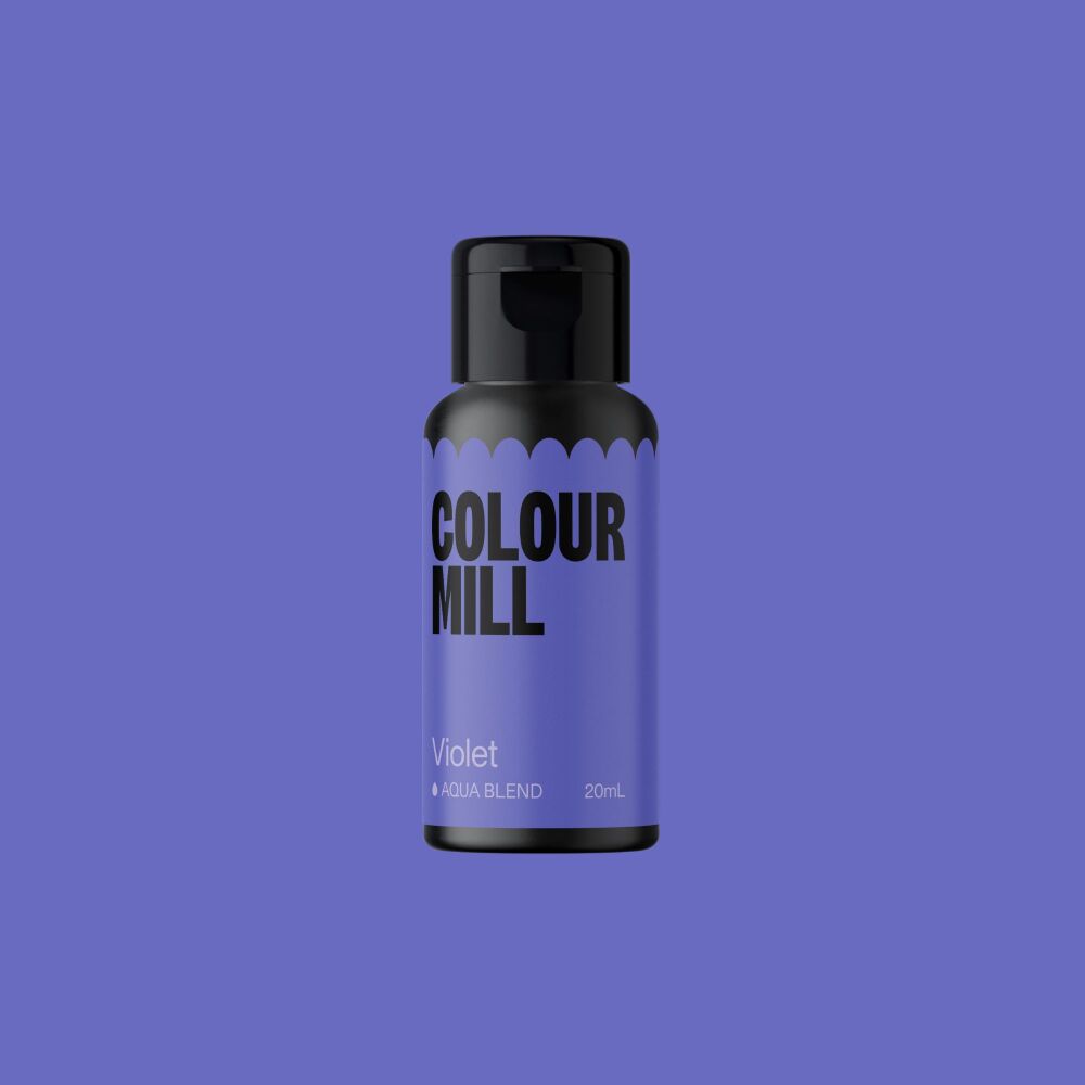 Colour Mill Aqua Blend 20ml (Water Based Food & Icing Colouring) - VIOLET