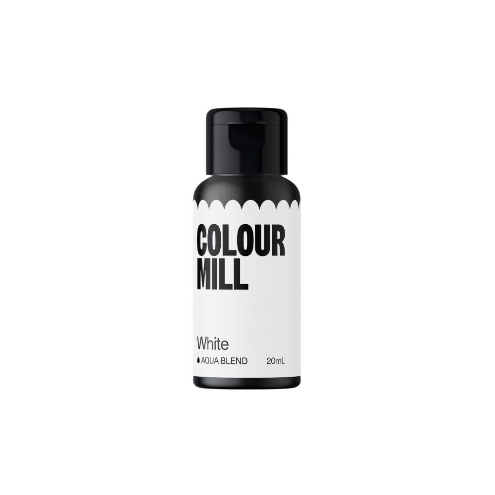 Colour Mill Aqua Blend 20ml (Water Based Food & Icing Colouring) - WHITE