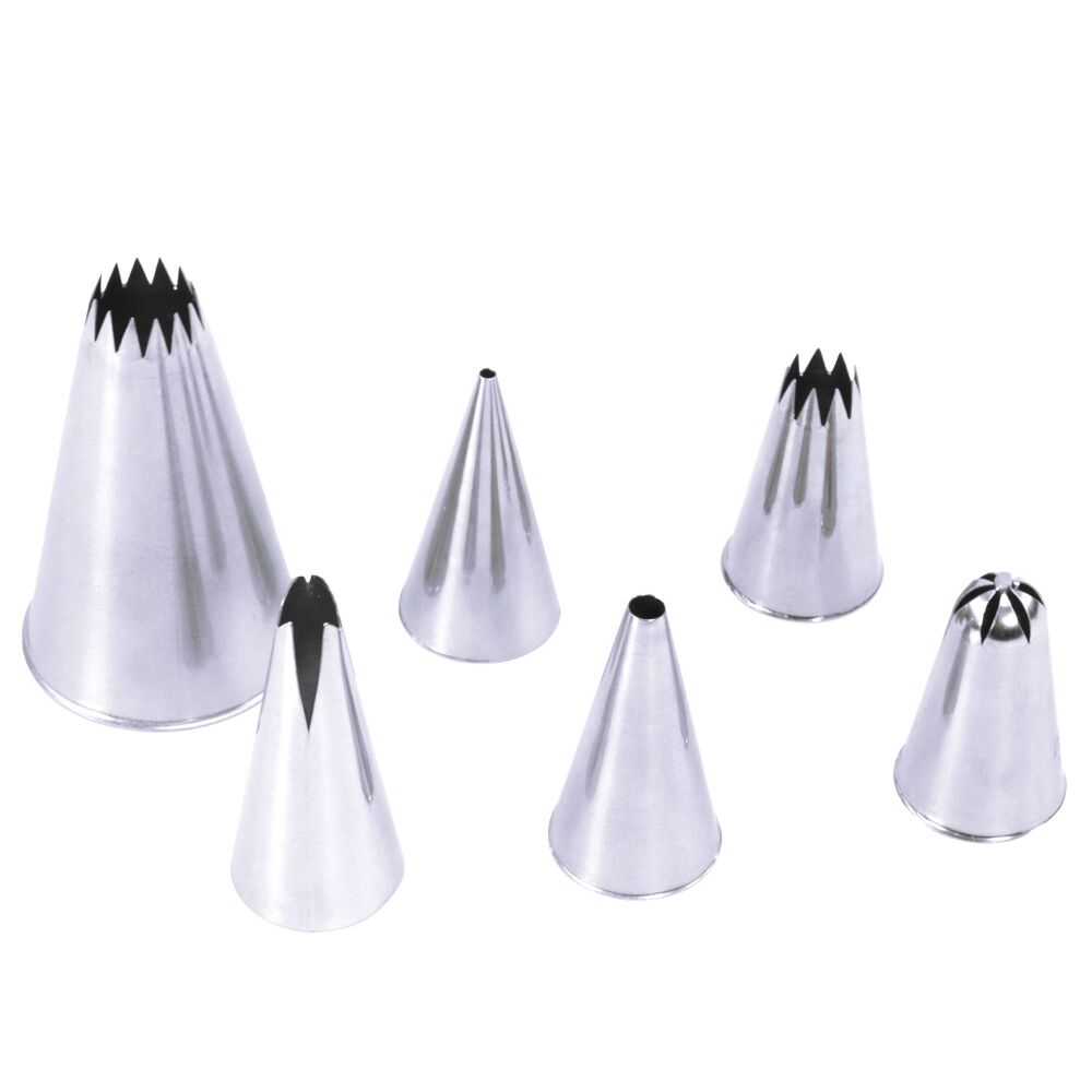 PME - Vintage Cake Piping/Nozzle Tip Set (Set of 6)