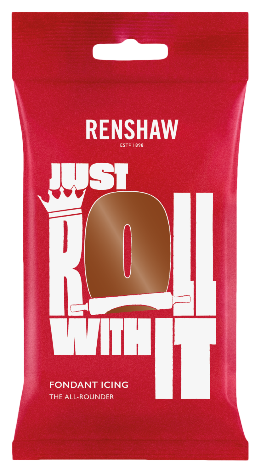 Renshaw Ready To Roll Icing - Dark Brown