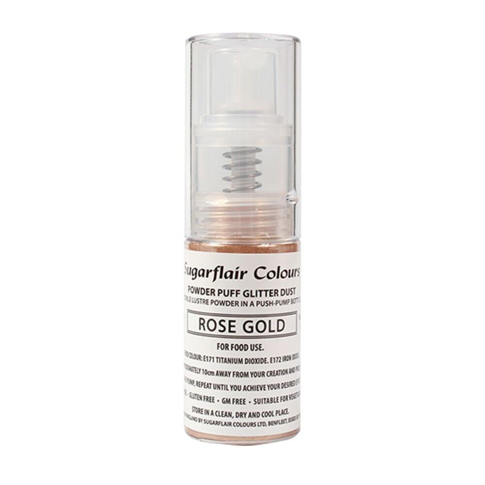 Sugarflair Glitter Dust Spray - Rose Gold - 10g