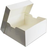 White Cake Box -  7" square (PACK OF 1 SINGLE)