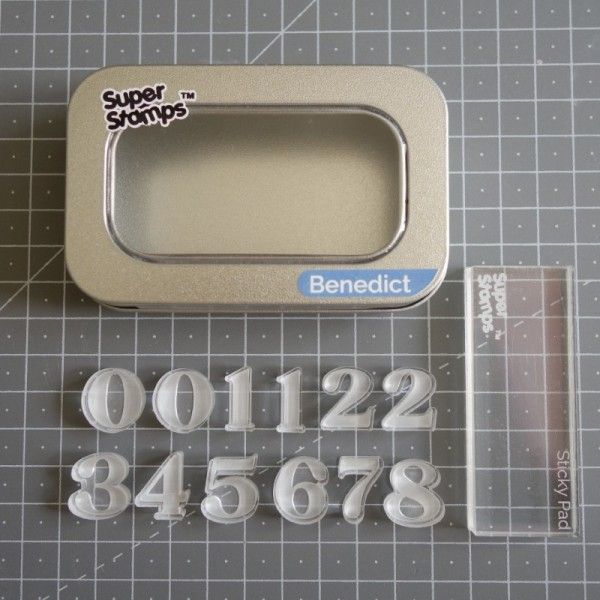 Sucreglass - Sugarpaste Number Stamps - BENEDICT