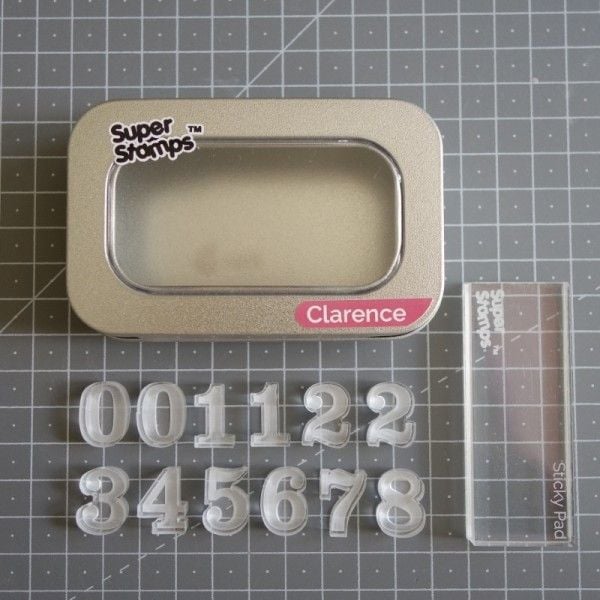 Sucreglass - Sugarpaste Number Stamps - CLARENCE
