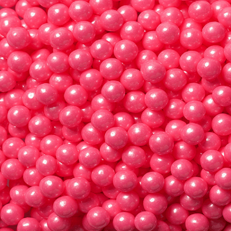 Purple Cupcakes Candy Pearls 7mm 90g - PINK