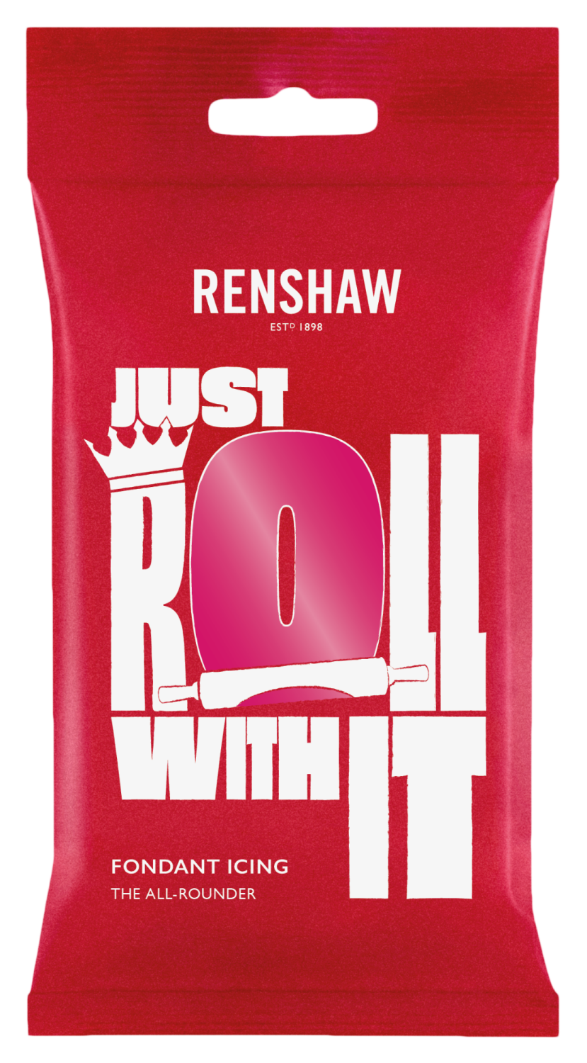 Renshaw Ready To Roll Icing - Fuchsia Pink