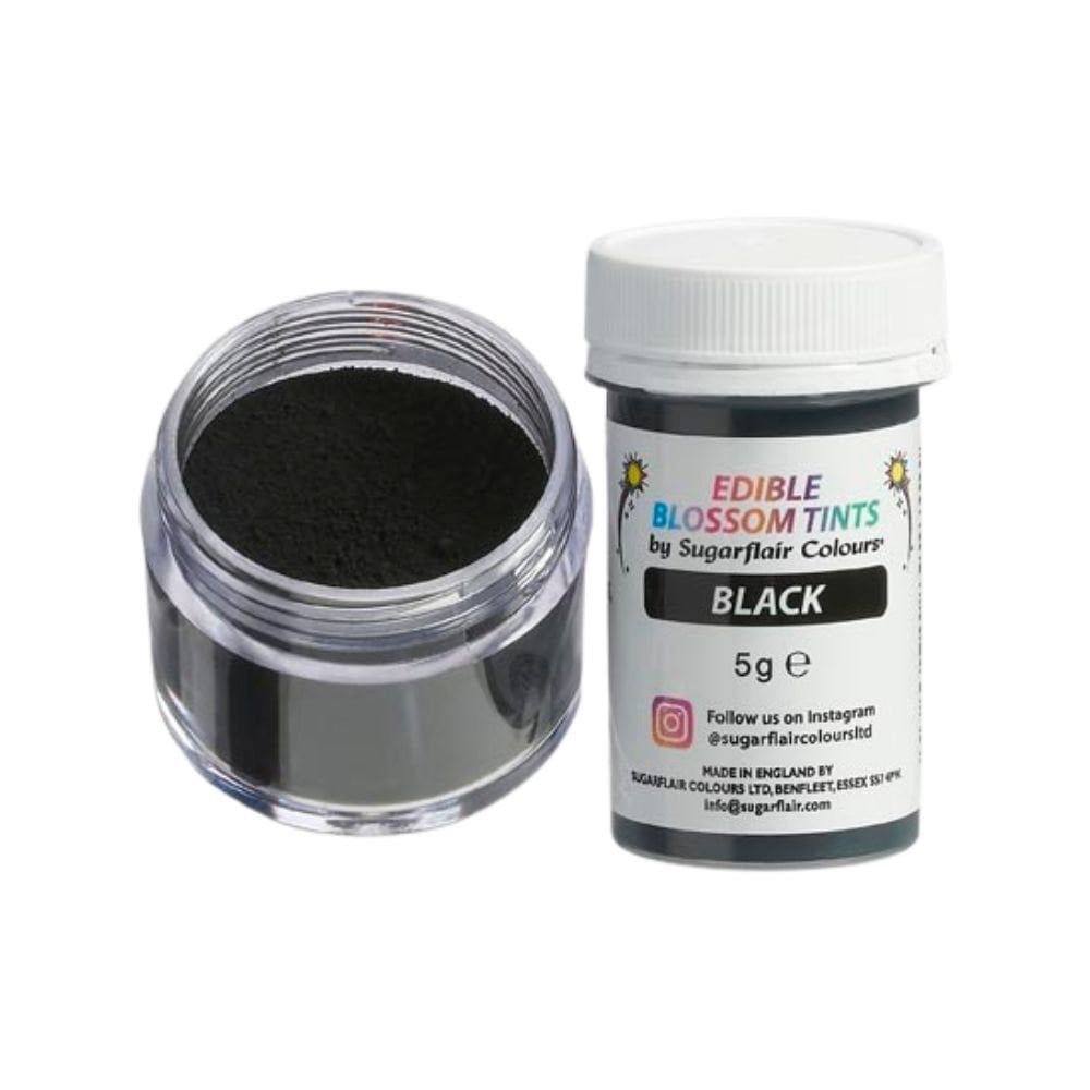 Sugarflair Edible Blossom Tint Dusting Colour 5g - BLACK