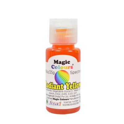 Magic Colours Spectral Radiant Food Gel Colour 25ml - RADIANT YELLOW