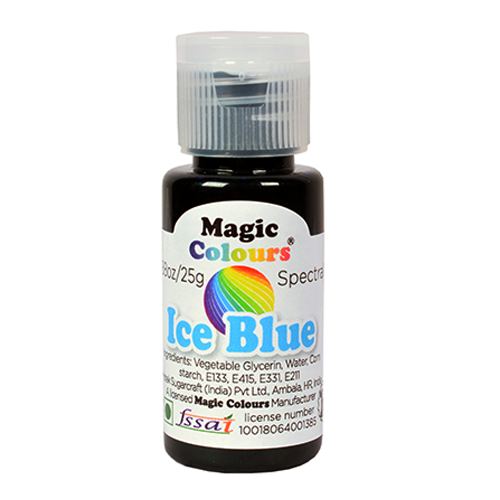 Magic Colours Spectral Radiant Food Gel Colour 25ml - ICE BLUE