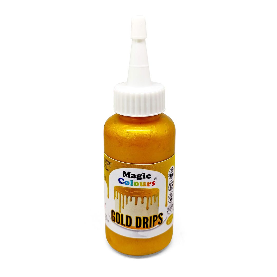 Magic Colours Edible Metallic Drip 100g - GOLD