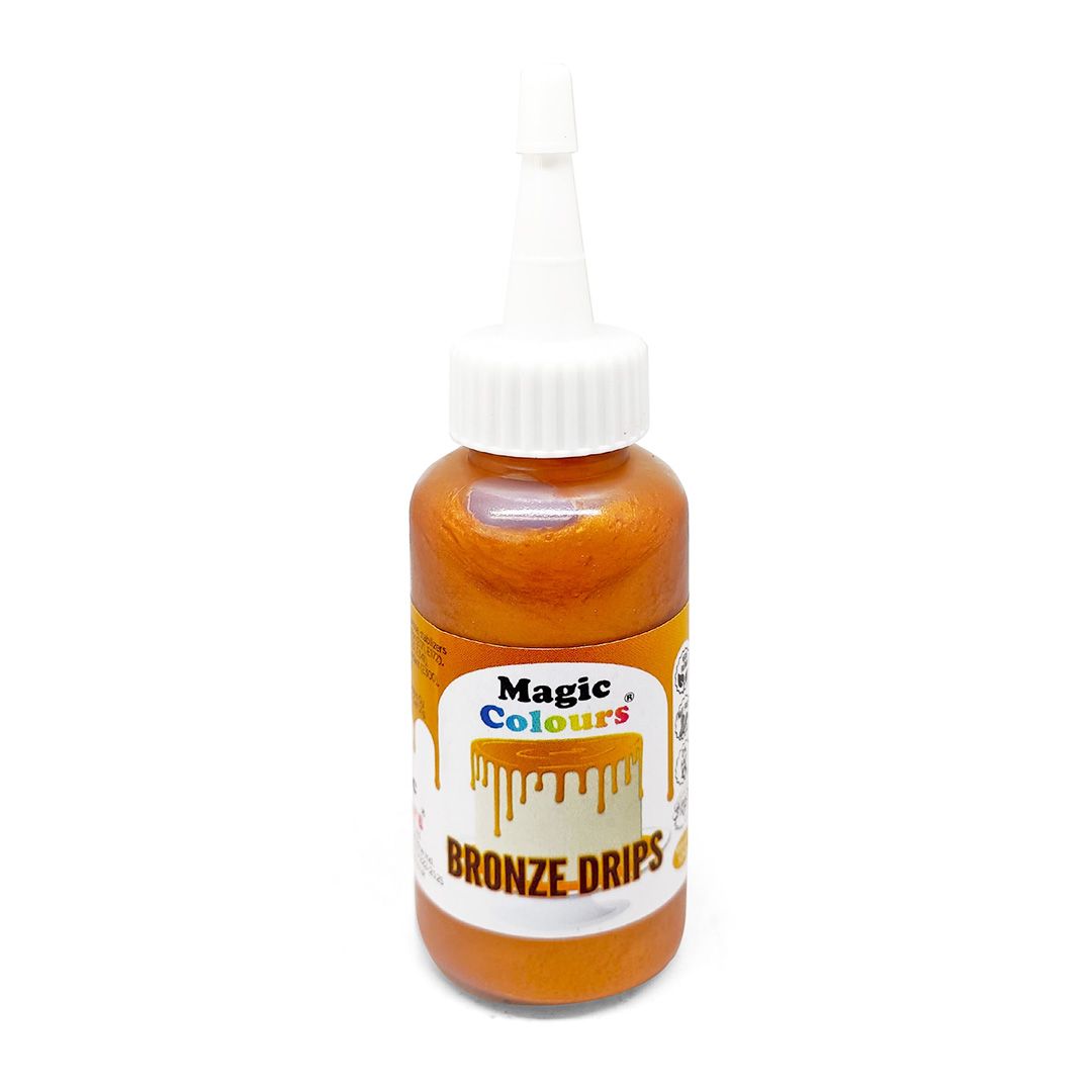 Magic Colours Edible Metallic Drip 100g - BRONZE