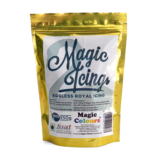 Magic Colours EGGLESS Royal Icing 350g - WHITE