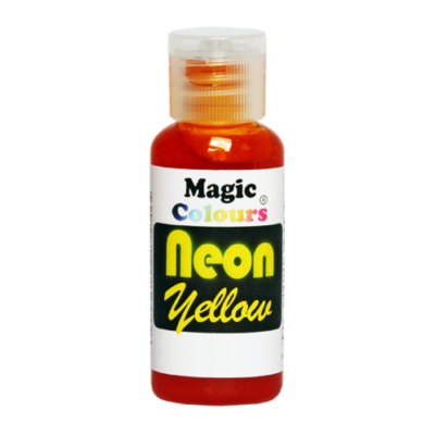 Magic Colours Neon Effect Sugarcraft Paste Colour 32g - NEON YELLOW