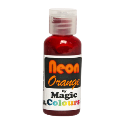 Magic Colours Neon Effect Sugarcraft Paste Colour 32g - NEON ORANGE