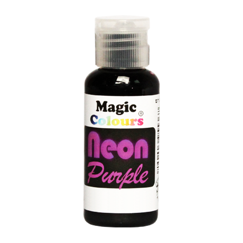 Magic Colours Neon Effect Sugarcraft Paste Colour 32g - NEON PURPLE