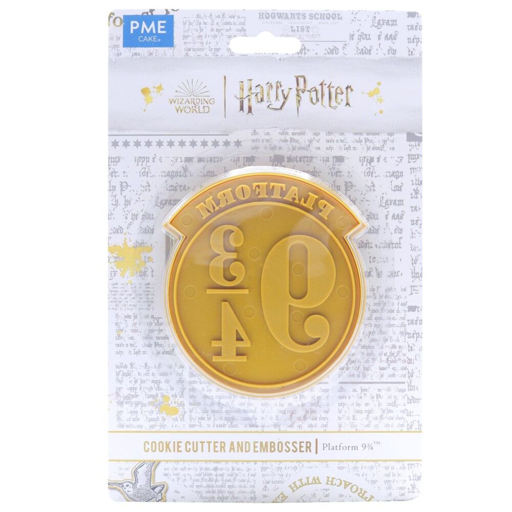 PME Harry Potter Cookie Cutter & Embosser - Platform 9 3/4