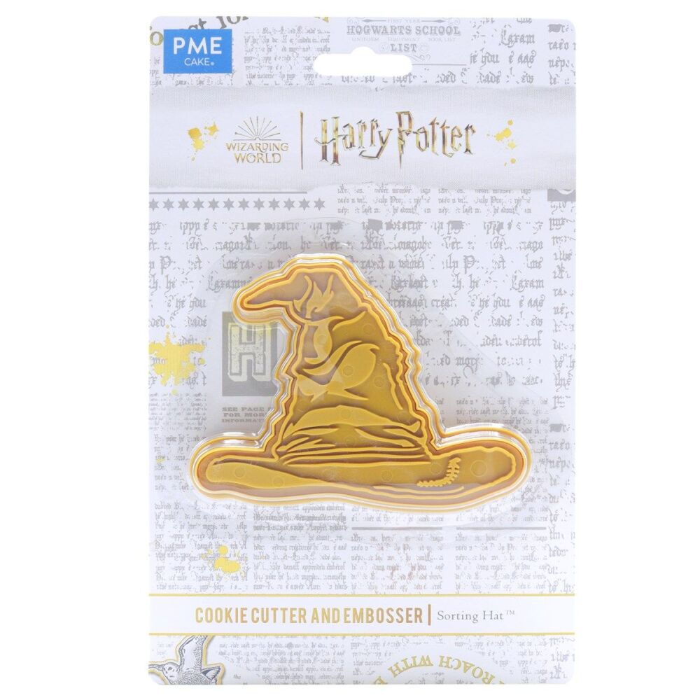 PME Harry Potter Cookie Cutter & Embosser - Sorting Hat