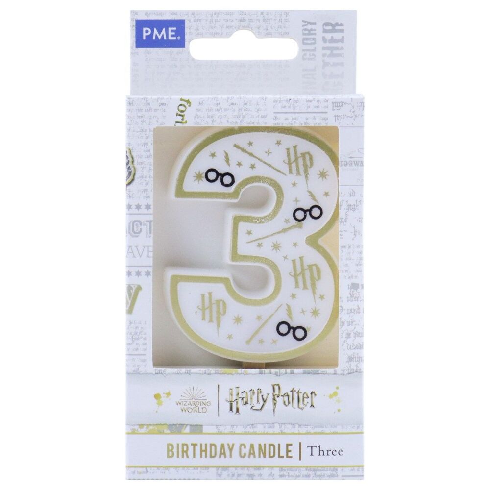 PME Harry Potter Number Candle - 3