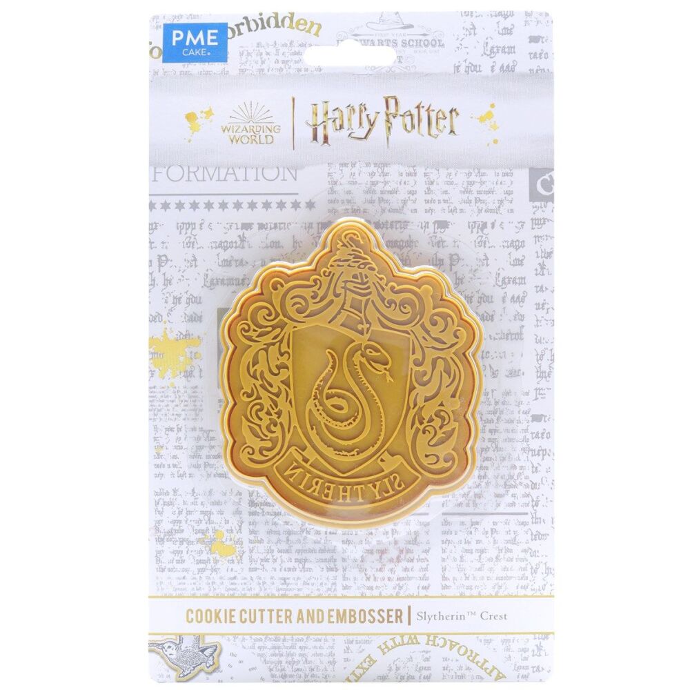 PME Harry Potter Cookie Cutter & Embosser - Slytherin Crest