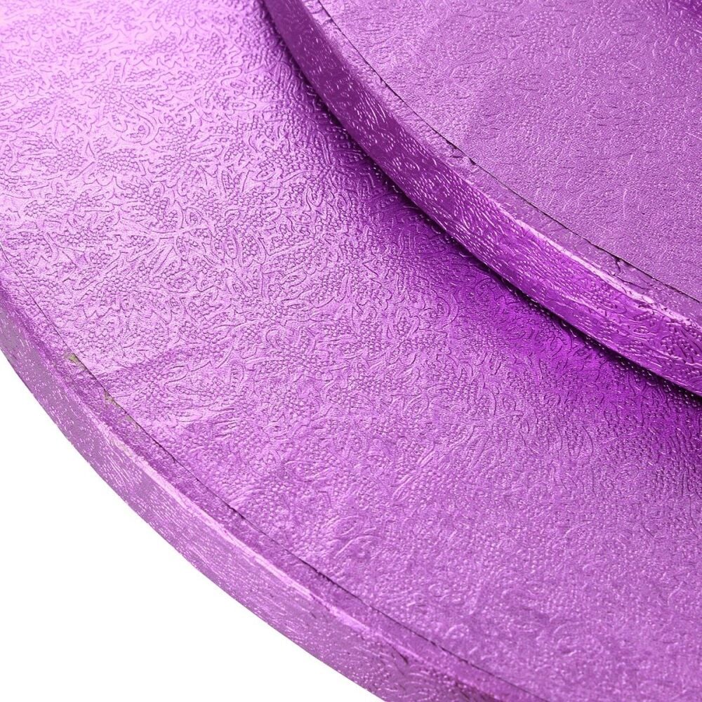 Cake Drum - 10" Round Violet (Purple) NEW COLOUR
