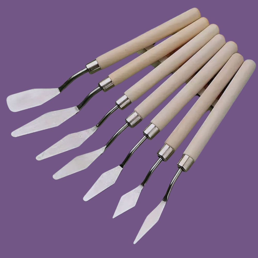 Buttercream Cake Tools & Petals Set of 7 Palette Knives