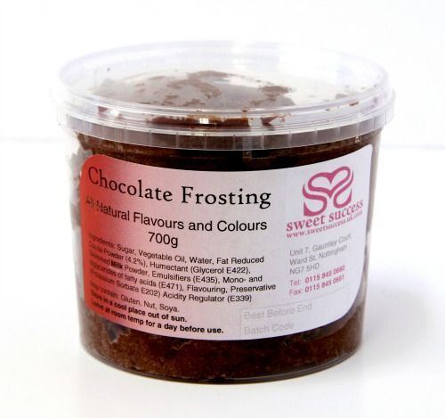 Ready to Use Chocolate or Vanilla American Buttercream Style Frosting 700g Tub (Choose Flavour)