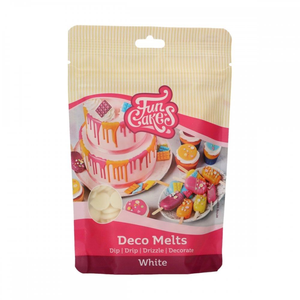 Fun Cakes Deco Melts 1kg - WHITE (Large Pack)