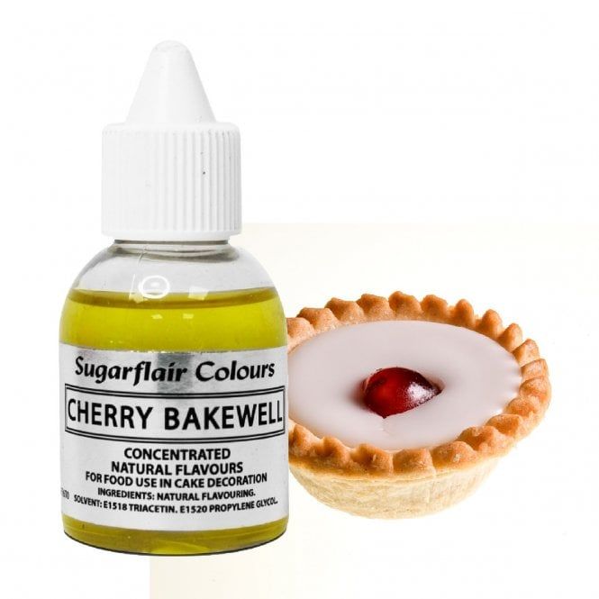 Sugarflair Concentrated Natural Food & Icing Flavour 30ml - CHERRY BAKEWELL