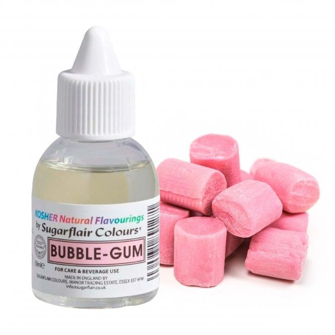 Sugarflair Concentrated Natural Food & Icing Flavour 30ml - BUBBLEGUM