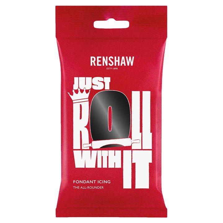 Renshaw Ready to Roll Icing 1kg - Jet Black