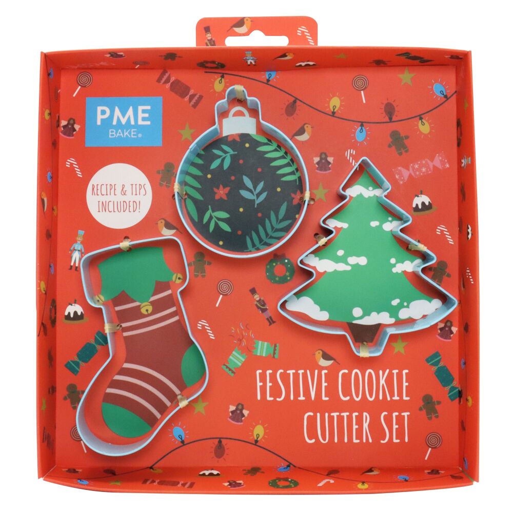 PME Cookie Cutter Set of 3 - FESTIVE