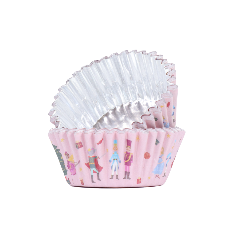 PME Cupcake Cases Foil Lined (Pack of 30) - Christmas Nutcracker