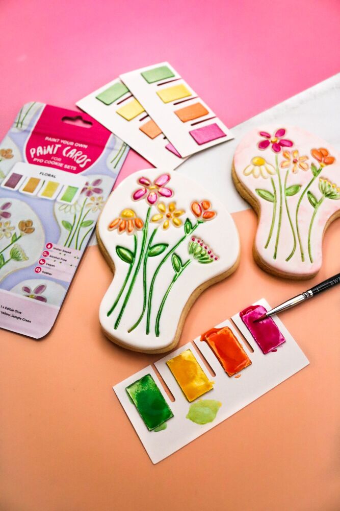 Sweet Sticks Paint Tabs for Paint Your Own - FLORAL - BB Oct 2024
