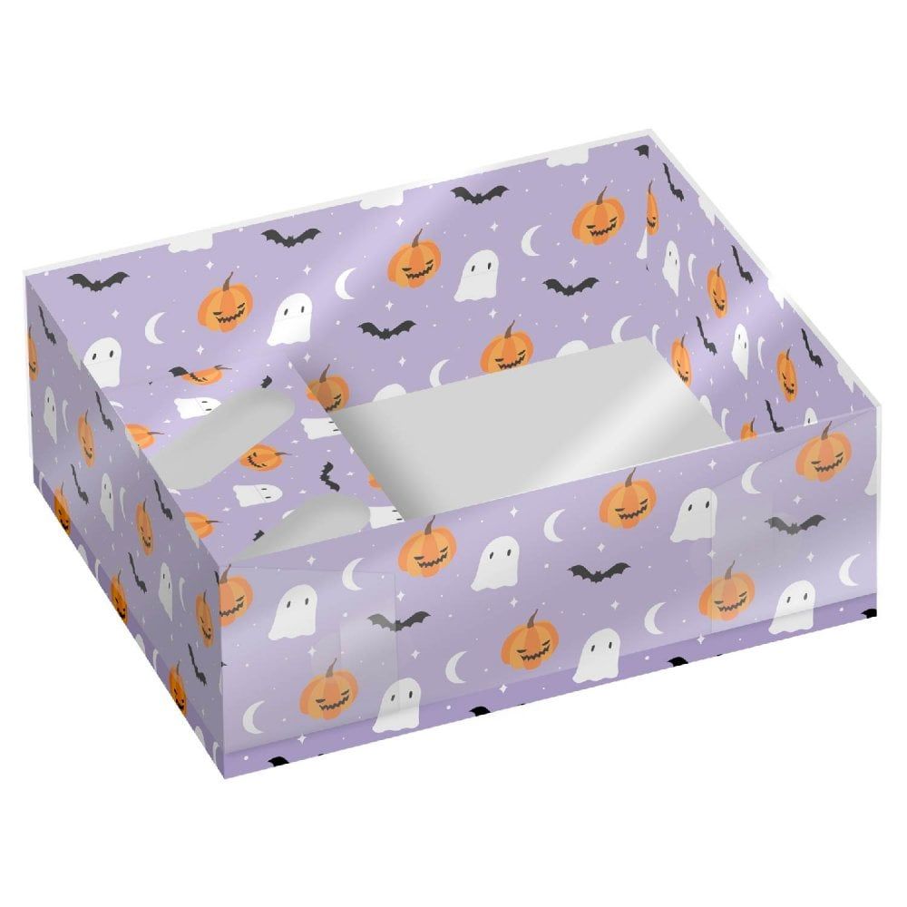 Fright Night Halloween Hamper & Cupcake Box (PACK OF 2 - DEEP 4")