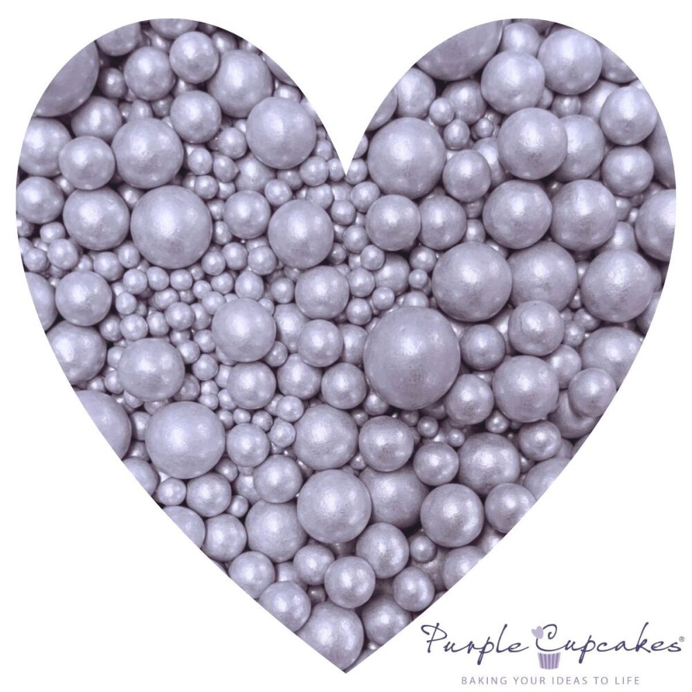 Silver Mix 2mm - 6mm Pearls - 90g