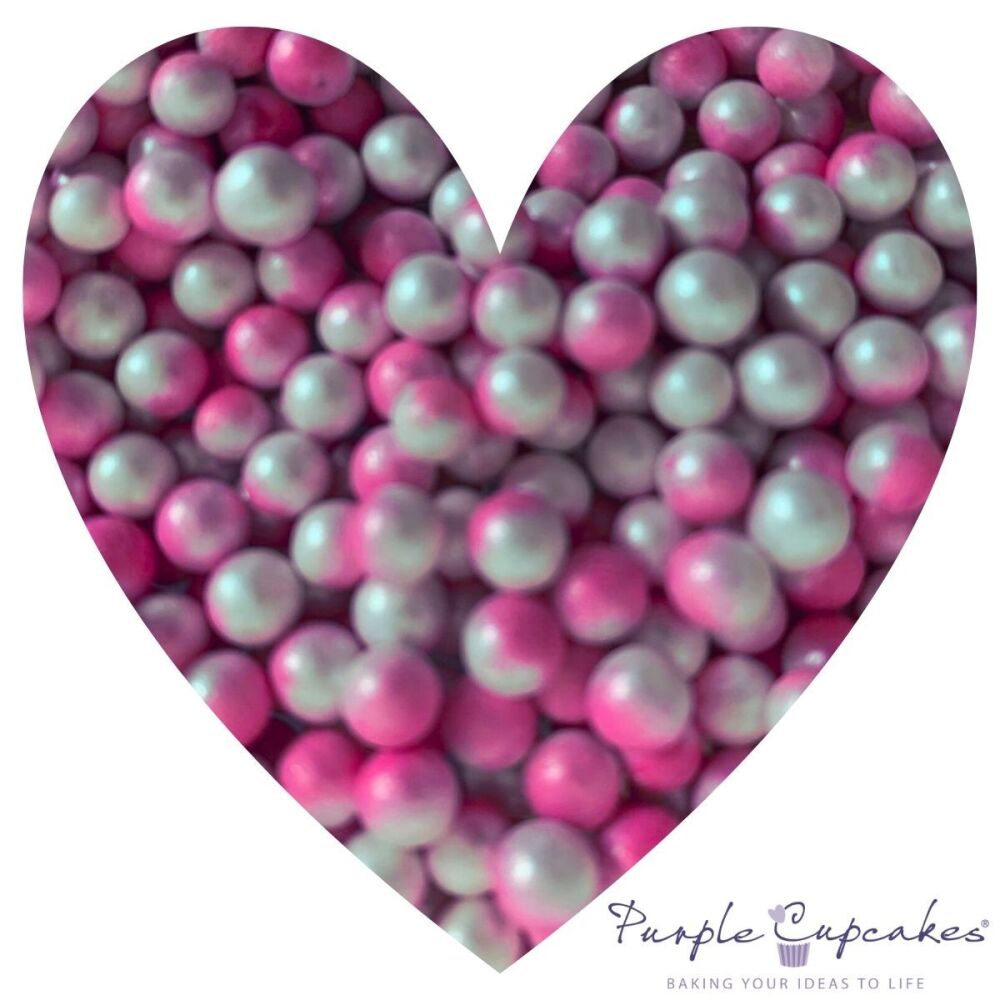 Duo Pearls 5mm - HOT PINK - 90g