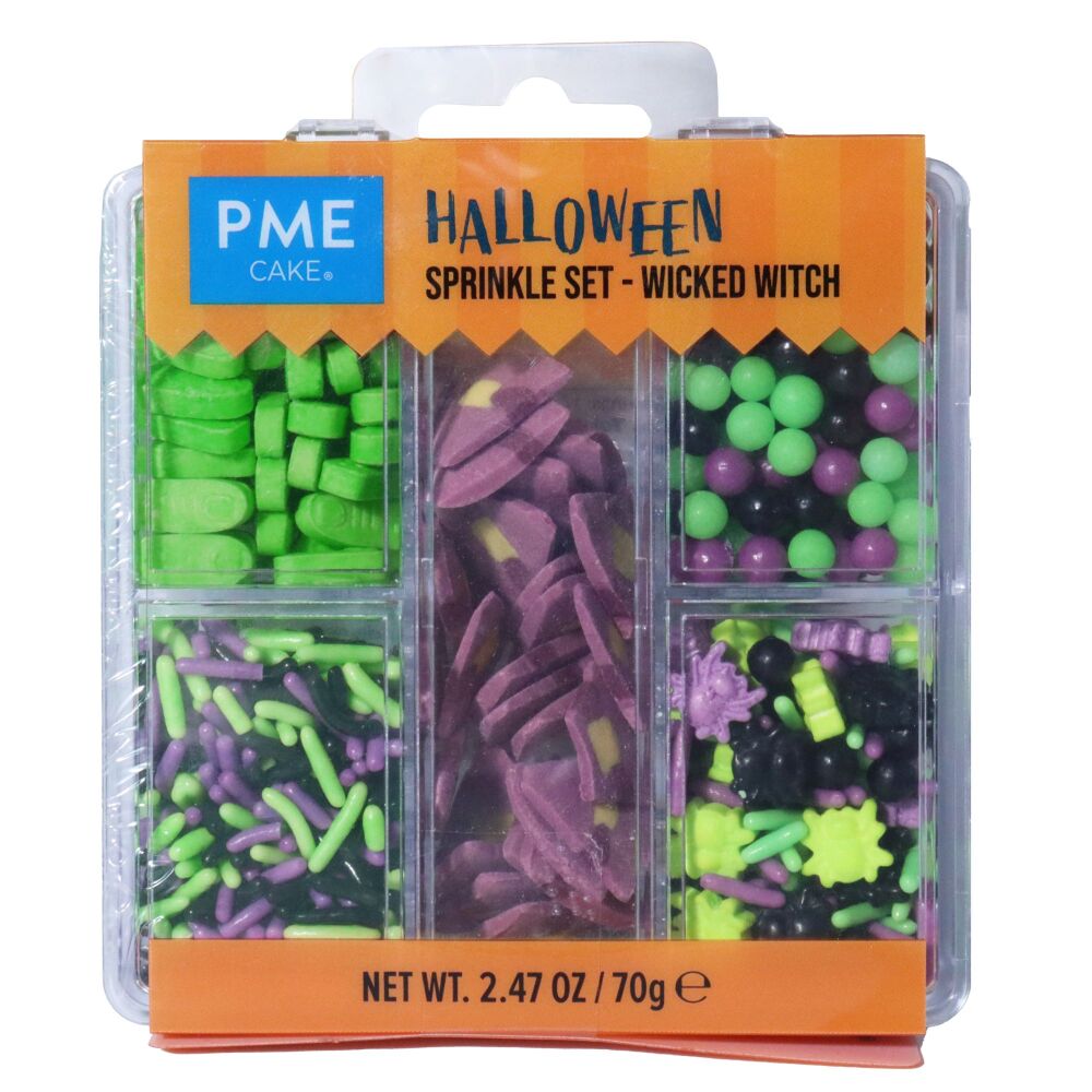 PME - 5-in-1 Halloween Sprinkle Set - Wicked Witch (70g)