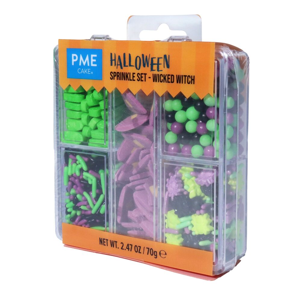 PME - 5-in-1 Halloween Sprinkle Set - Wicked Witch (70g)